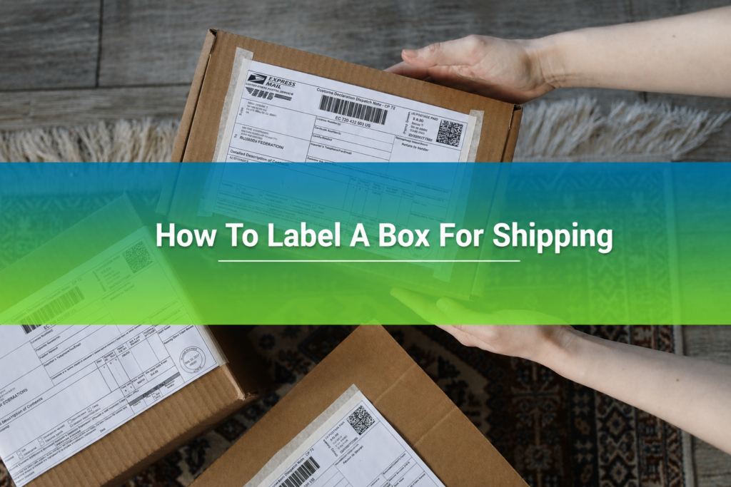 how to label a box for shipping