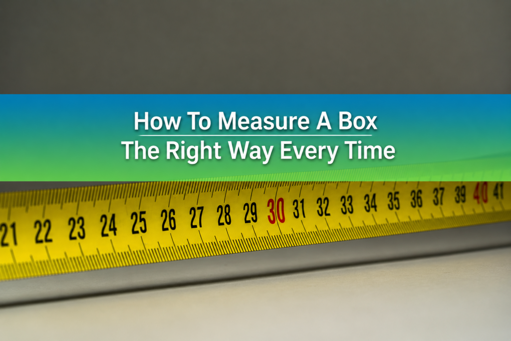 How To Measure A Box The Right Way Every Time