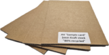 Pad A4-K5: 297x210mm BROWN KRAFT 5mm thick Cardboard (60pce pack)