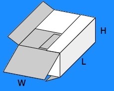 Line Drawing of All Flaps Meet Box Design