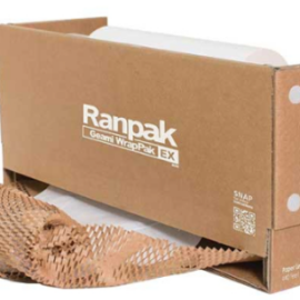 Ranpak Exbox Mini – 100% Recyclable Honey Comb Paper Dispensor