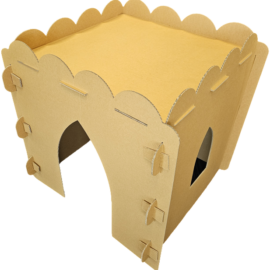 Cardboard Castle Square – Slot Lock