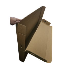 Premium 75 Inch Heavy Duty TV Shipping Box | 7mm Kraft Brown | 1840L x 200W x 1220H (mm)